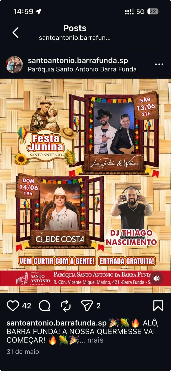 Festa Junina Santo Antônio